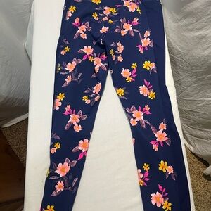 Victoria's Secret Navy Floral Leggings